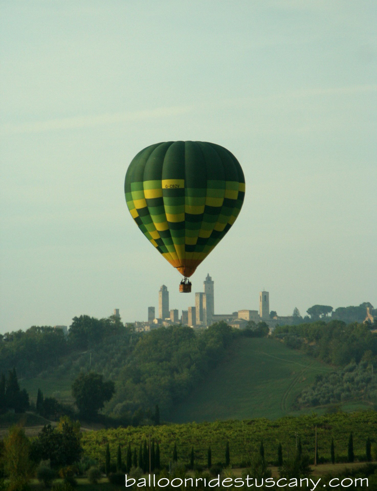 balloon rides in San Gimignano